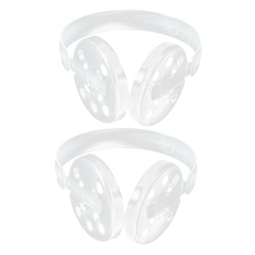 KICHOUSE 2 Pcs Diy Earmuff Frame Rack Plastic Earmuff Frame Holder for Winter Ear Protection