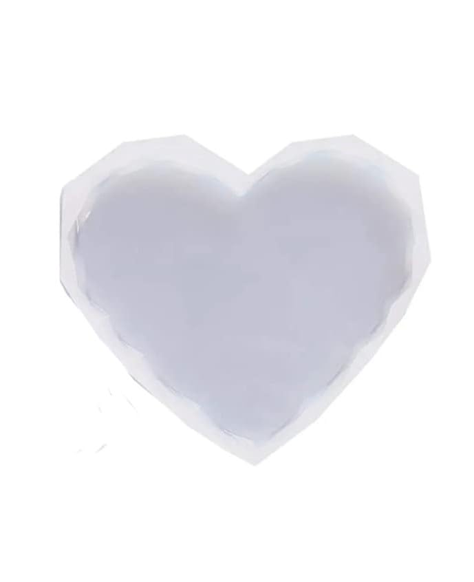 eS³kube Heart Shape Diamond Cut 5” x 4.3” Multipurpose Silicone Coaster Agate Mould for Epoxy Resin, Silicone DIY Coaster Mould for Epoxy UV Resin Art Craft - 1pc (B0CCDYMFYK) Amazon Price History, Amazon Price Tracker