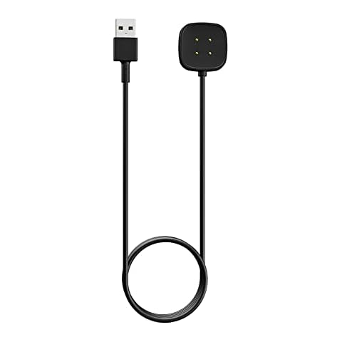 MoKo Cargador Magnético Compatible con Fitbit Versa 4/Versa 3/Sense 2/Sense Cover
