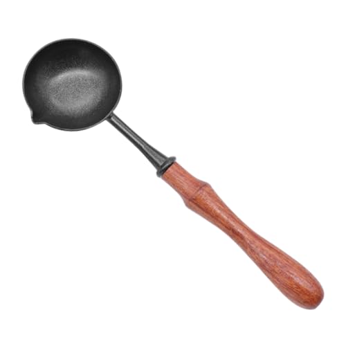 Gadpiparty Cuchara de Sello de Cera Antiadherente con Mango de Herramienta para Derretir Cera de Sello para Cartas Invitaciones y Embalajes