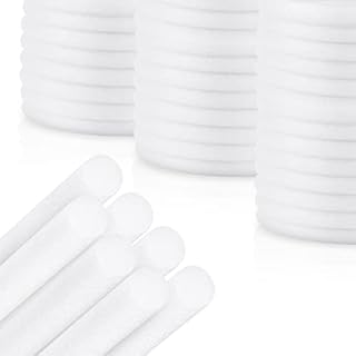32 Feet Backer Rod for Caulking, Soft Caulk Back Rod Caulk Saver Foam Flexible for Gaps Joints Connection for Road Wall Foundation Cracks (White, 12mmx10m)