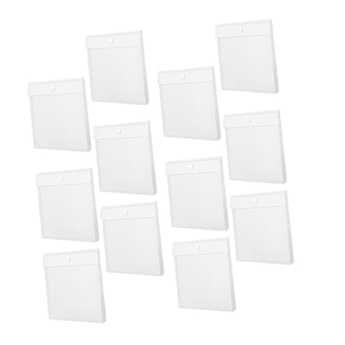 AUTSUPPL Scrapbook File Storage Bag 12pcs Craft Paper Organizer Secure Closure Photo Storage Envelopes for Office Use