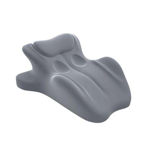 Image of Wedge Prone Pillow Soft Bed Pillow for Sitting up for Couch Sitting Relaxing Grey