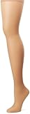 Hanes Silk Reflections Women's Plus-Size Control Top Enhanced Toe Pantyhose, Natural, 4-5