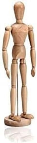 Snodabili DOM 201 Manichino Legno Uomo con Base, cm.31 h