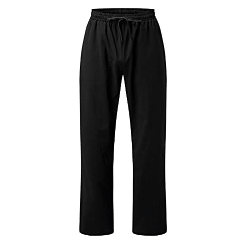 Pantalon d'été homme en pur coton style décontracté