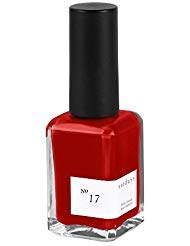 Sundays Non-Toxic Nail Polish, Glossy Shine Finish. No.17: Cherry Red, Long Lasting, Vegan & Cruelty-Free, 1.7 oz