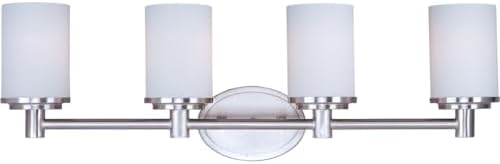 Maxim Cylinder-4 Light Modern Bath Vanity in Modern style-29 Inches Wide by 9.5 inches high