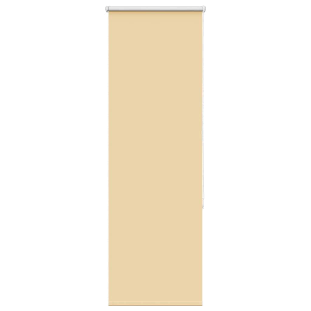 vidaXL Roller Blind Blackout Beige 45x130 cm Fabric Width 40.7 cm Polyester — image 1