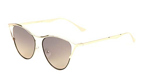 Women's Cat Eye Wire Metal Frame Retro Sunglasses