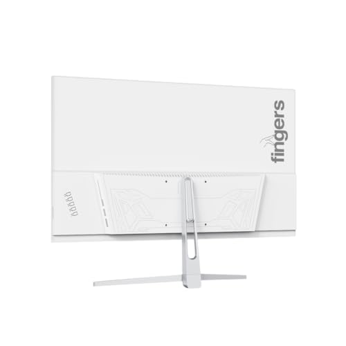 Image of FINGERS Satin-2722 LED Monitor (27 Screen Size, 1920 x 1080 IPS FHD Resolution, Low Power Consumption, Anti-Glare Screen Display, HD Interface + VGA)-White