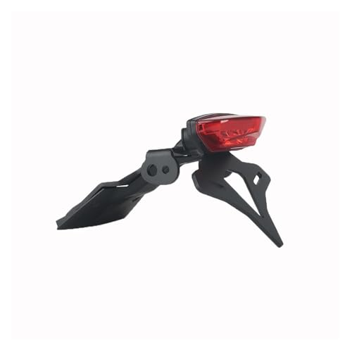 オートバイ用リアショートテールフレーム テールライト一体型ナンバープレートホルダー スズキ GSX-8S GSX 8S 2023 対応(Red)