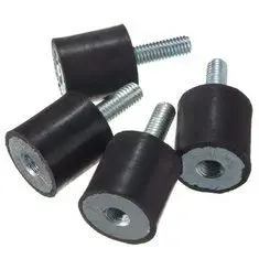 Generic 4Pcs M6 Rubber Mounts 20Mm X 20Mm Rubber Shock Absorber Rubber Vibration Isolator Mounts