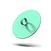 Boie USA Loop Body Scrubber - Soft Silicone-Like Exfoliating Shower Scrubber, Body Cleansing Brush - Hang-to-Wall Loofah Replacement - Body Exfoliator for All Skin Types - Mint