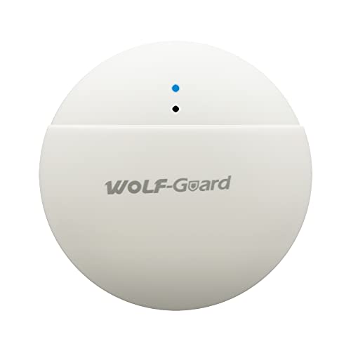 Wolf Guard SR-W04 Détecteur de fuite d'eau sans fil Wi-Fi intelligent avec application Tuya Smartlife et notification d'alarme Cover