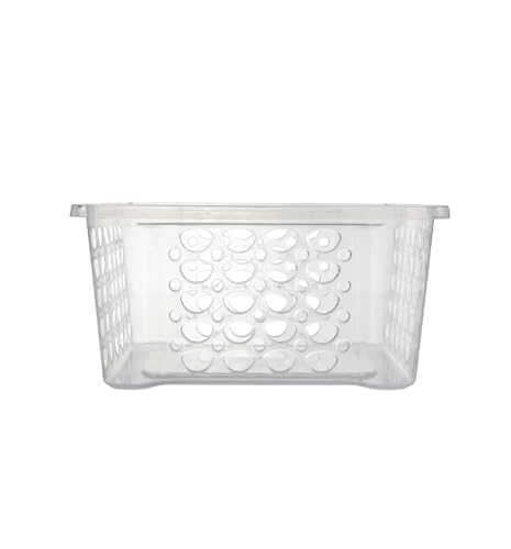 Cesto Plástico Vazado 746ml Leve 4 pague 3 cristal (Empilhável) - Sanremo 886/7