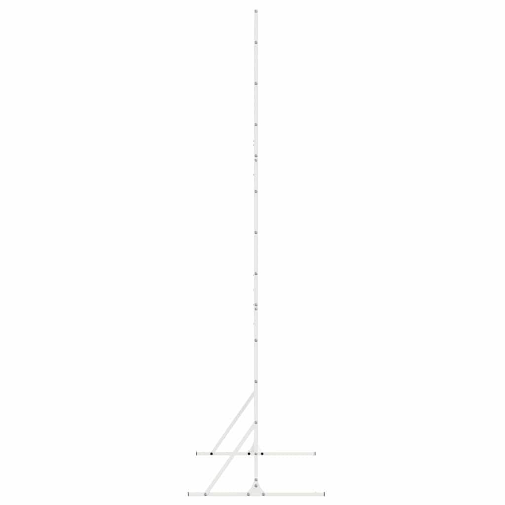 vidaXL Schermo per Privacy Bianco 100 x 50 x 180 cm Acciaio, Schermo per Giardino e terrazzo, divisore per Esterni, Pannello in Acciaio Rettangolare, partition per Patio