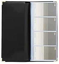 Rolodex Business Card Book 96-Card, Black and Gold (67473)