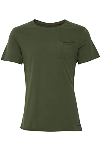 b BLEND Té Camiseta, Forest Green (77235), M para Hombre