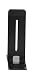 Produktbild Plattenhalter Standfüsse XL aus Stahl Pulverbeschichtet in Schwarz, 300 x 80mm/245mm hoch - 1 Stück