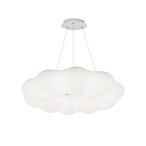Lustre nuage LED pour chambre d'enfant blanc chaud 65x25cm