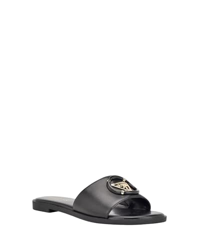 Guess Women's Magnify Sandal, Black 001, 10