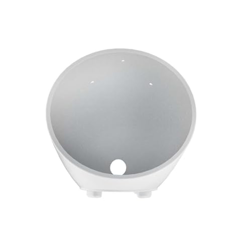 Protective Cover For A M A Z O N Echo Spot 2024 smart speaker Case Silicone Protective Case Drop Protection Dustproof Portable Case (Gray)