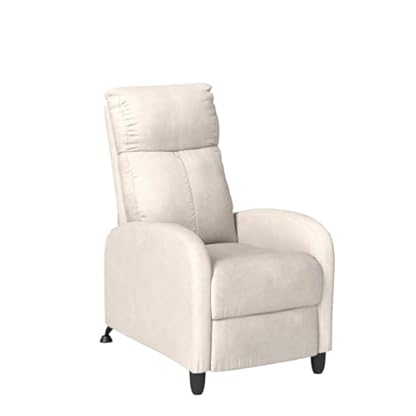[en.casa] Polstersessel Bregenz Relaxsessel Relaxliege 102x60x92 cm Liegesessel Fernsehsessel Sessel mit Verstellbarer Rückenlehne TV Sessel aus Textil Braun – Bild 5