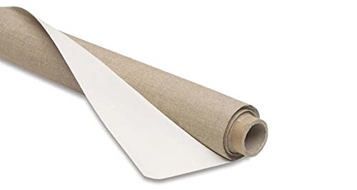 Wałek bawełnianego płótna malarskiego, rolka malarska 28 cm, płótno lniane, rolka tkaniny do obrazów, 5 m długości, dla artystów i do każdego zastosowania