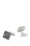 gemelos en idioma frances Acabado de alta calidad BOSS Marble Gemelos, Negro1, Talla única para Hombre