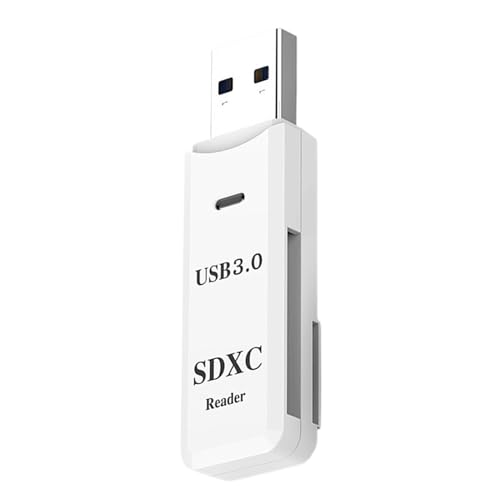 High-Speed USB 3.0 Card Reader | 5Gbps Camera Memory Card Adapter with Duel Slots for & - Plug &...