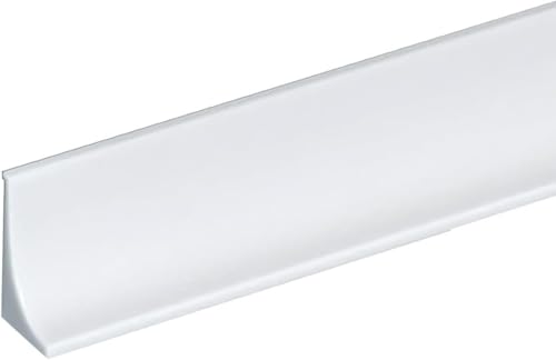 Barrière de Douche en Silicone 200 cm, Joint Porte Douche, Silicone Barre de Seuil pour Salle de Bain et Cuisine, Seuil de Douche Barrage D'eau (blanc)