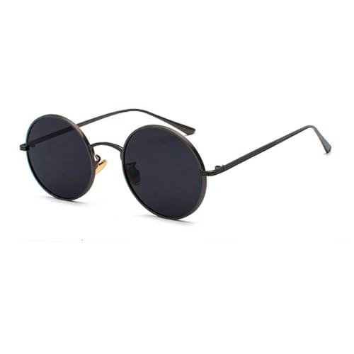 Super Round Women Sunglasses Fashion Men Dark Green Lens Shades UV400