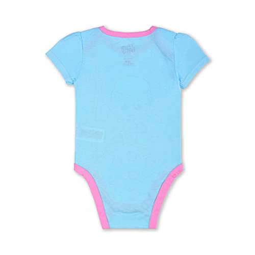Disney Toy Story Bo Peep and Jessie Girls 3 Pack Short Sleeve Bodysuits for Infant – Grey/Blue/Pink3