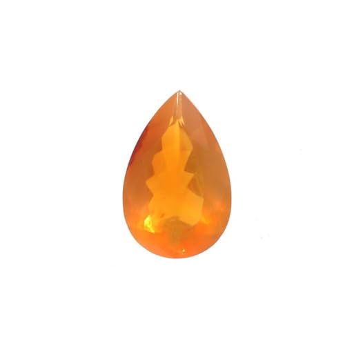 Opale mexicaine de 0.92 cts, pierre fine naturelle poire 9.0 x 5.9 mm