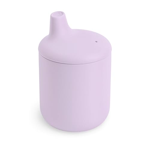 Image of mushie 100% Silicone Baby Sippy Cup | 6 Months+ (Soft Lilac)