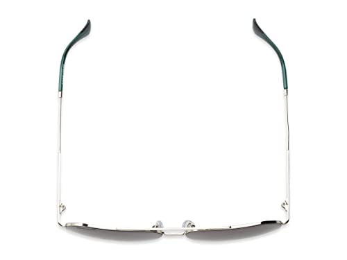 Foster Grant Sun Luv Good Vibes Aviator Sunglasses, Silver, 59mm,10260187.COM4