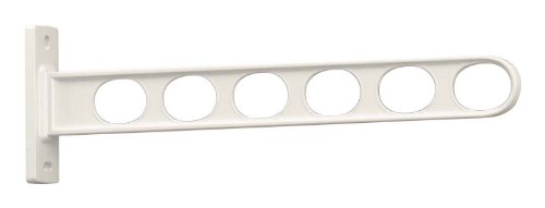 Kawaguchi Giken Hoscreen EK-55-W White Window Wall Clothesline, 1 Piece