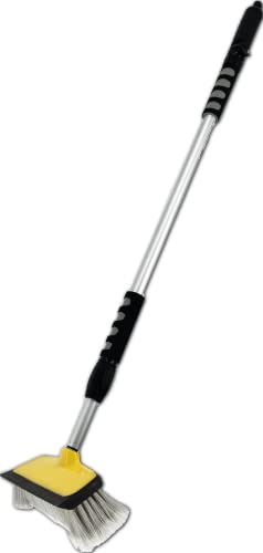 Brosse Lavage Voiture Télescopique jusqu'à 165 cm, Balai Brosse...