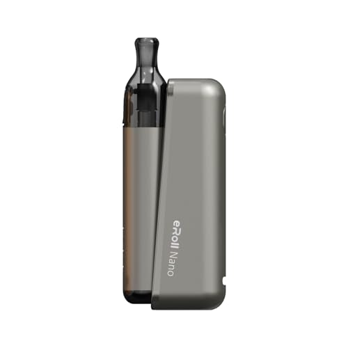 JOYETECH eRoll Nano Vape Kit Cigarette Électronique 800 mAh Powerbank Chargement magnétique sans fil,310 mAh Vape Rechargeable Starter Kit sans Nicotine sans Tobac Metallo da fuoco