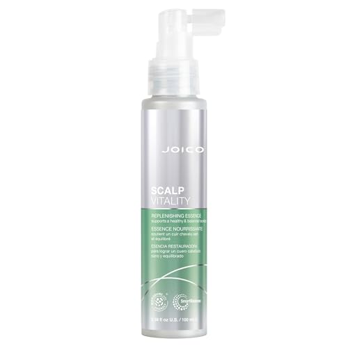 Joico Scalp Vitality Replenishing Essence | Supports A Healthy & Balanced Scalp | For Dry, Tight and Itchy Scalp | Hydrate & Nourish | Leaves Scalp Replenished & Calm | Cooling Sensation | 3.38 Fl Oz
