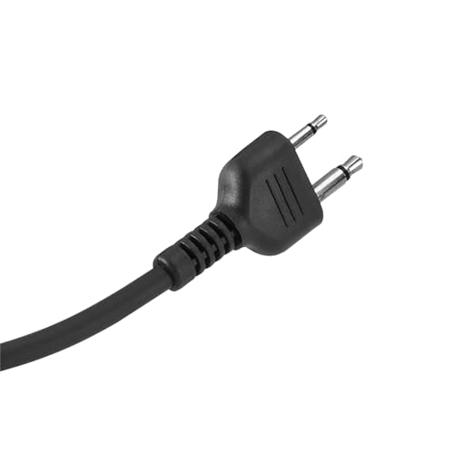 Image of Cobra Premium Dynamic Replacement CB Microphone with Push-to-Talk (Black) - 2 Pin Lapel Speaker Mic Compatible with HH50WXST and HHRT50 CB Radio Models (PMR-SM)
