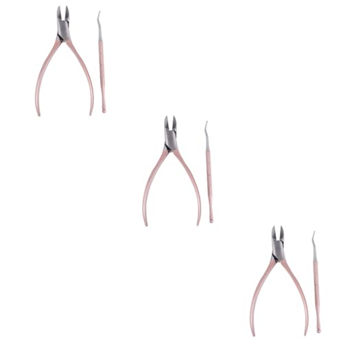Ensemble pour couper les mains Healvian en acier inoxydable contre les ongles cass&eacute;s