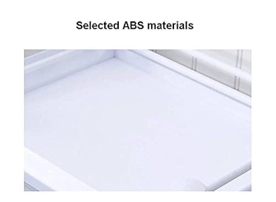 Carts Trolley Movable Carts, Kitchen Storage Hand Trucks, Beauty Utility Service Cart Abs Trolley with Drawer,Dirt Bucket/White/66X45X90Cm-PwpSA1ZP