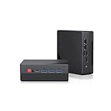 YCTipcミニPC Ryzen 5 4500U [2つ1GLANポート] 16GB DDR4 RAM 512GB NVMe SSD, Mini PC 6C/6T 最大4.0GHz WiFi6 / BT5.2 / デュアルチャネル 小型PC HDMI*2/DP 三画面4K 60Hz出力対応 (4500U(16G+512G))