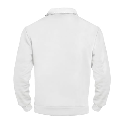 Winter Coats for Men Thicken Vintage Sherpa Warm Zip Up Fleece Lined Long Sleeve Hunting Big and Tall Streetwear2