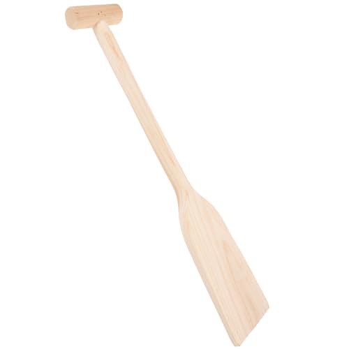 Paleta para barco de madera MAGICLULU y remo resistente para navegación