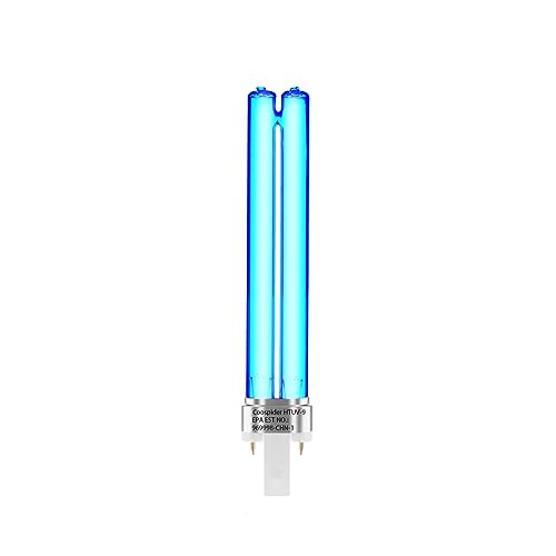 Image of coospider-repta 4 Pack 9 WATT UVC PL-S9 /TUV G23 Base Replacement UV Light Bulb for Outdoor Pond Clarifier Compatible with JUP-01 UVE9 CF400 CF500 UVCP-9 UV Light for Aquarium