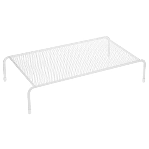 OFFIGAM Soporte Elevador de Monitor para Escritorio Base Organizadora con Diseño Ergonómico y Almacenamiento Adicional para Computadora Portátil y Oficina