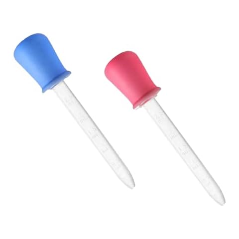 Pipettes Dropper, 2 Pcs Silicone Pipettes Dropper, Droppers Liquid, Liquid Dropper for DIY, Making Crafts Cover